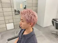 カット＋ブリーチ＋オンカラー