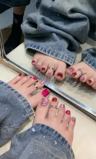フットワンカラー、ラメー