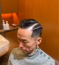 カット+アイロンパーマ