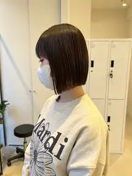 【ミニモ限定クーポン🌟】髪質改善🫧✨地毛風縮毛矯正＋+カット&ダメージケアトリートメント🌈