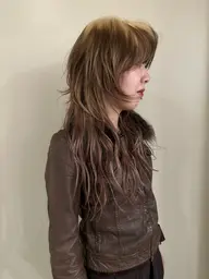 全頭ブリーチカラー+デザインカラー (ロング)