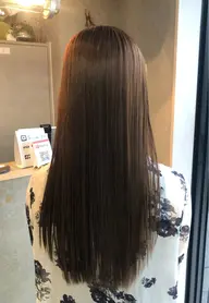 白髪ぼかし⭐️明るめ白髪染め➕1STEPトリートメント🌕