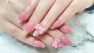 [オフ無し]チークネイル+マグネットフレンチ💅