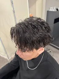 【持ちの良い強めのパーマ】韓国風メンズカット🇰🇷＋ツイストスパイラルパーマ