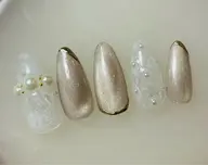 トレンド💅レース柄＆マグネットアート✨✨初回オフ込み！