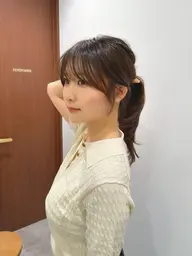 【ミニモ限定🌷】前髪カット+透明感カラー+超音波トリートメント🫧