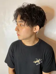 メンズカットパーマ25%OFF