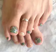 フット💙定額親指アート6500