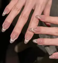 NEW🌟マグネットフレンチ光➕フラッシュフレンチ💍 ストーン10個プレゼント💎オフィスでも浮かないキラキラ感