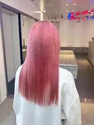 💠平日限定💠【 ダブルカラー 】全体ブリーチ+カラー+1stepトリートメント