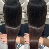 《🍎髪質改善人気メニュー✨️》 カラー + 髪質改善ULTOWA+リンゴ幹細胞