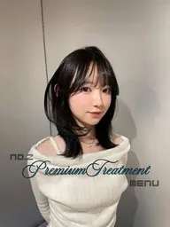 🩵人気𝐍𝐎.𝟐⋆︎︎┊︎❝髪質改善メニュー❞艶髪ワンカラー＋髪質改善ULTOWA【新宿🪽当日予約◎】