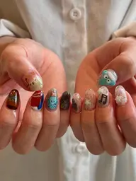 持ち込みデザイン10本アート