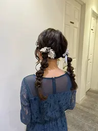 💐結婚式やパーティーにおすすめ💐お呼ばれヘアセット🫧