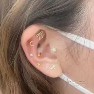 耳ツボジュエリー👂両耳13〜20粒