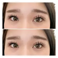 160本(オフ込)☆フラットラッシュ・セーブル・ミンク・オールブラウン☆