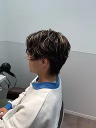 メンズ限定!ハイライト(部分ブリーチ+カラー)