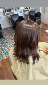 【内部までしっかり艶髪】🫧カット+カラー＋8ステップトリートメント