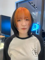 《インナーカラー🌈》全体カラー➕ケアブリーチインナーカラー