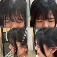 🔥脱　ピンシャキ前髪🔥前髪･顔周りナチュラルストレート‪＆前髪カット𓂃🫧‪
