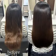 【ブリーチ毛対応◎】ブリーチ毛縮毛矯正（髪質改善トリートメント込み）