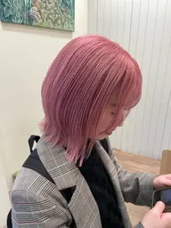 🩶 Wカラー(ケアブリーチ➕ケアカラー) 🩶鎖骨上ver