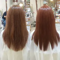 【オススメ✨No.1✨】髪質改善サイエンスアクアor酸熱トリートメント&リタッチカラー（2㎝以内）￥14300