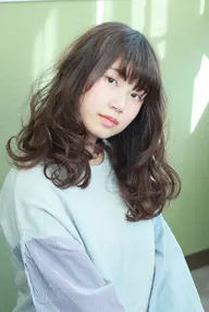 ‼️美しいウェーブ‼️小顔カット & 再現しやすいパーマ & ケアトリートメント