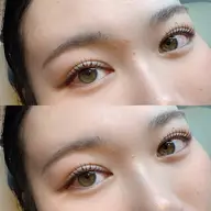 まつ毛パーマの（アイシャンプー込）とトリートメント付き