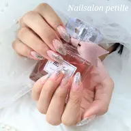 【スカルプ】オフ無し🌹チップ長さ出し10本＋フラッシュorラメグラデーション