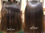 カット＋縮毛矯正＋トリートメント