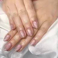 ケア+🩵マグネットネイル🩵