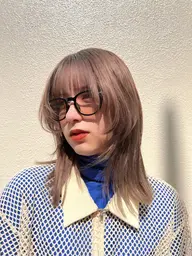 "U24"インスタでよく見る👀ミルクティーベージュ☕ダブルカラー️🙋♀️🌈✨ケアブリーチ付