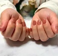 ワンカラー&ラメグラデーション