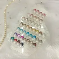 《ジェル》 練習モデル🩵オフなしラメグラデーション🩵