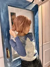 ✨ケアカラー✨【艶カラー、透け感たっぷりカラー】トリートメント付🎀