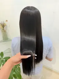 🦋メンテナンスカット+髪質改善カラー+Aujua 1stepトリートメント🌷ロング料金なし🪄