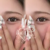 🎀5月限定🎀 束感フラットラッシュ120本 ￥4400／ 期間限定オフ、コーティング無料✩⡱