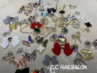 スカルプ長さだしワンカラーxビジューコース🫧