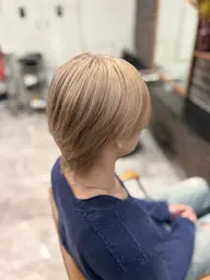 U22♡🌛メンズハイトーン🌛♡ケアブリーチ使用【トリプルカラー➕カラー➕ナノスチームトリートメント】