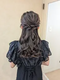 結婚式お呼ばれヘアセット