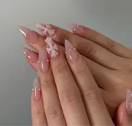 チップ長さだしワンカラー/ラメグラデーション／フラッシュ➕2個パーツ