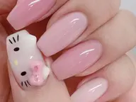 【自爪可愛いmax】ぷくぷくハローキティ