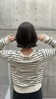 🩷自然にハネる大人可愛い外ハネボブ🩷撮影モデル