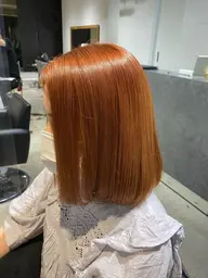 毛髪補強カラー+絹髪トリートメント