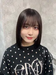 【4月限定🌸】韓国風似合わせカット＋透明感カラー《赤み抑えて柔らかく》【ご新規様限定50%off】ミニモ学割