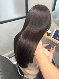 【艶髪に✨】カット+美髪縮毛矯正+フローディアトリートメント