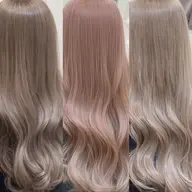✂️【☁️カット＋ブリーチ＋艶カラー＋Tr☁️】🫧プレケア髪質改善カラーで艶髪ハイトーンに🫧カット付きでお得です🉐