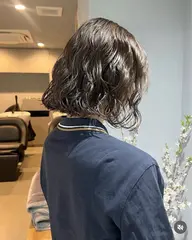 🎀おすすめ🎀似合わせカット＋ニュアンスパーマ＋透明感カラー《ボブパーマ/ニュアンスパーマ/コテ巻き風パーマ》