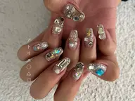 ロングネイルデザインアートお任せコース　※オフ込み